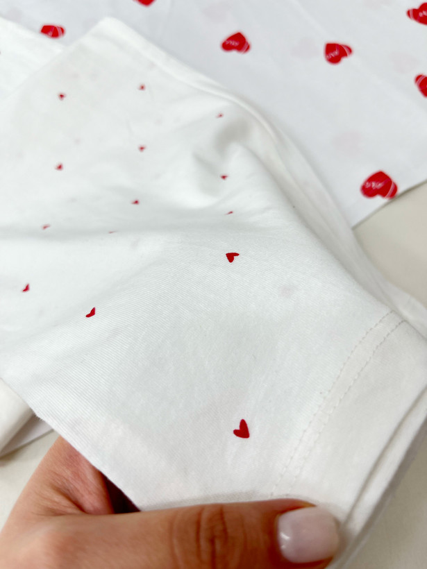 شلوار راحتی قلب ریز♥️